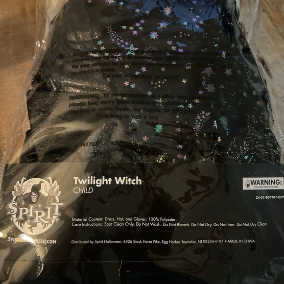 Twilight Witch Kids Costume - Black - Picture 5 of 6